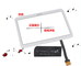 Samsung marquent sur tablette l'Assemblée de convertisseur analogique-numérique de panneau d'affichage d'écran tactile de PC pour Samsung i9100