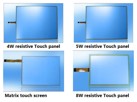Panneau résistif en verre d'écran de militaryTouch de panneau de contact d'ITO USB 4W /5W /8W
