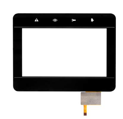 Le contact multi d'I2C a projeté le panneau capacitif d'écran tactile verre de contact de 4,3 pouces