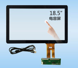 18Écran tactile capacitif projeté de 5 pouces avec 10 points multi-touch et transmission de lumière élevée
