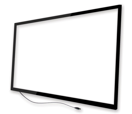 écran tactile infrarouge transparent de 65 pouces, contact multi pour des applications rocailleuses