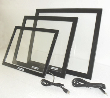 Multitouch IR de 40 pouces avec le câble d'USB, écran tactile 100mA infrarouge de verre pur,