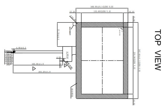 POS G + G 10.1 pouces projeté panneau tactile capacitif