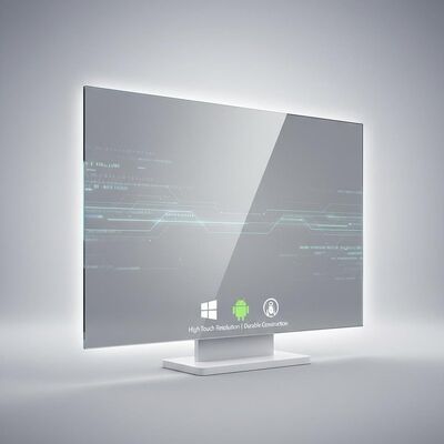 Panneau tactile capacitif projeté compatible avec Windows, Android et Linux, doté d'une haute résolution tactile et d'une construction durable