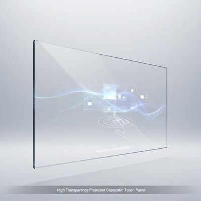 Panneau tactile capacitif projeté à haute transparence offrant une force d'activation tactile sans pression et une surface anti-reflets et anti-traces de doigts pour la signalisation numérique