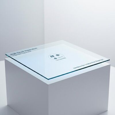 Écran tactile capacitif projeté à haute résolution prenant en charge la compatibilité Windows Android Linux et la durée de vie pour les écrans interactifs