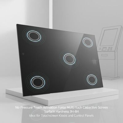 Force d'activation tactile sans pression Écran capacitif multi-touch avec dureté de surface 3H-6H Idéal pour les bornes tactiles et les panneaux de commande